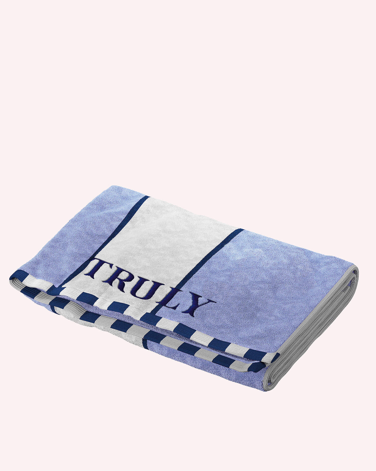 Blue Cotton Bath Towel