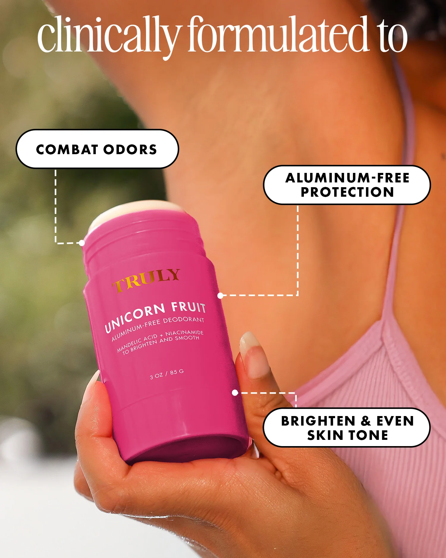 Unicorn Fruit Skin Brightening and Smoothing Deodorant - Image 4